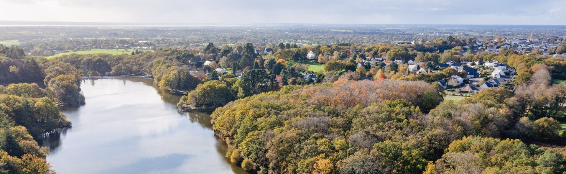 Paysage naturel et verdoyant de Savenay
